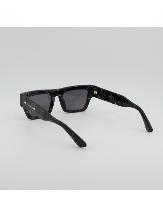 Calvin Klein CK25510S 223 Unisex Sunglasses Grey Rectangle Frame, Grey Lenses